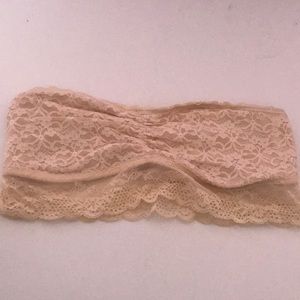 BRAND NEW Lace Bandeau brallete from aerie